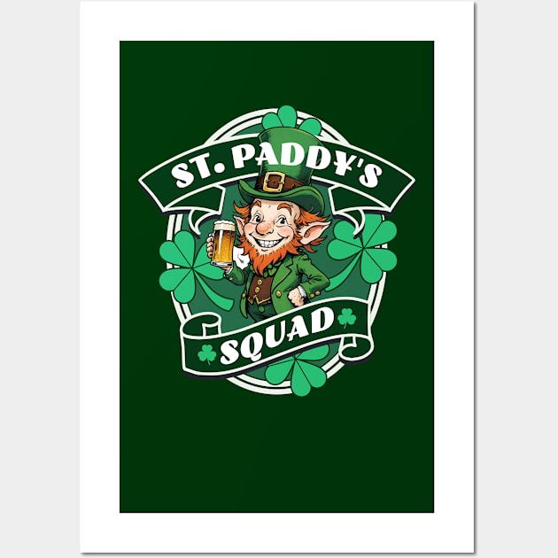 St. Paddy's Squad Wall Art by MonkeyLogick